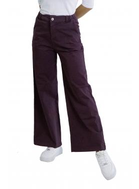 Chino palazzo in cotone